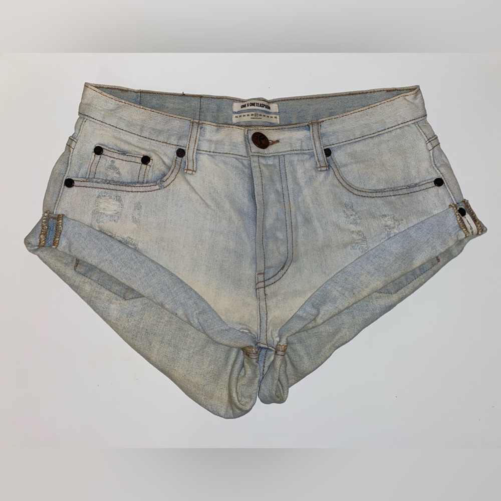 One x OneTeaspoon Denim Shorts
